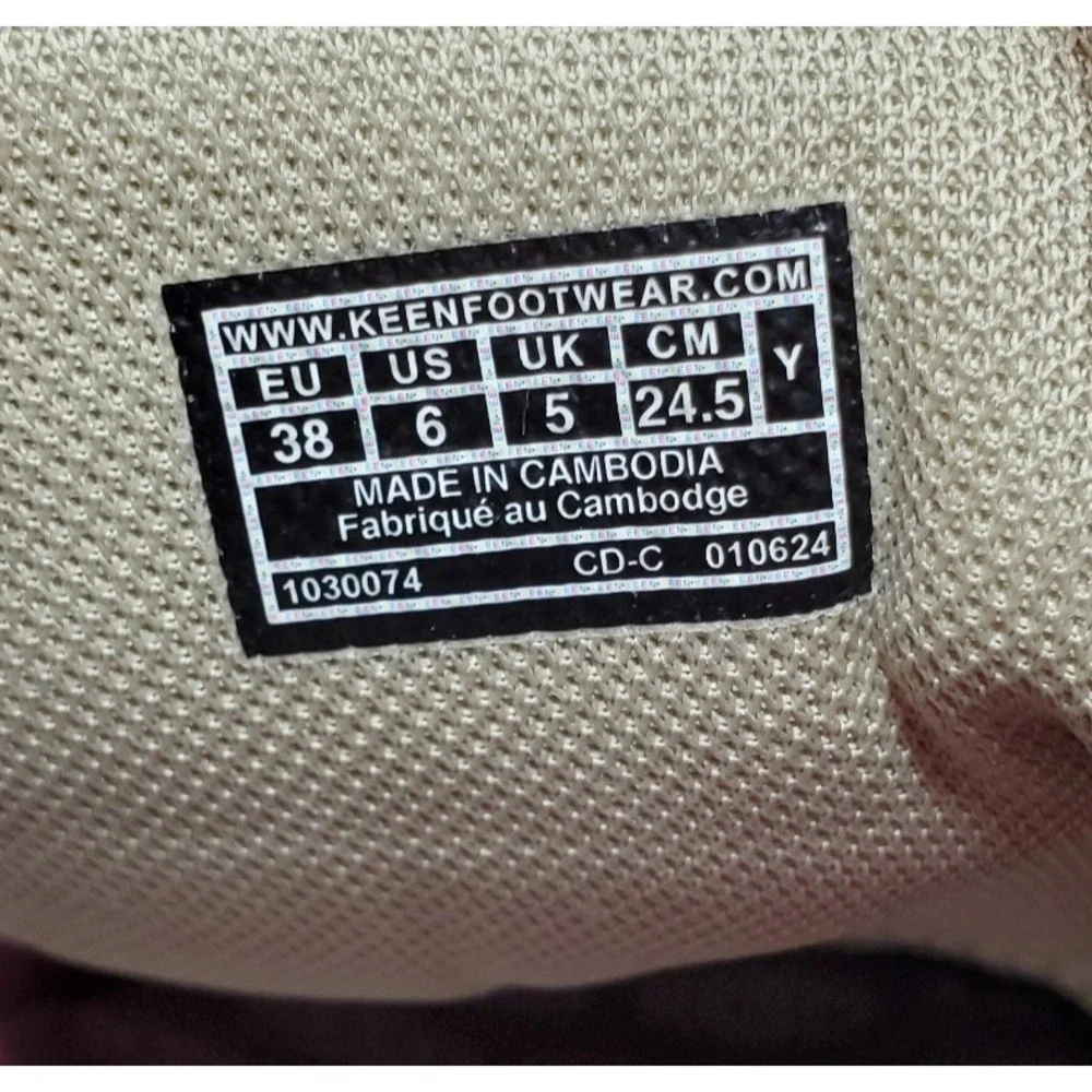 KEEN KNX Knit Shoes‎ Big Kids 6 Pink Low Lightweight Double Straps Girls Boys